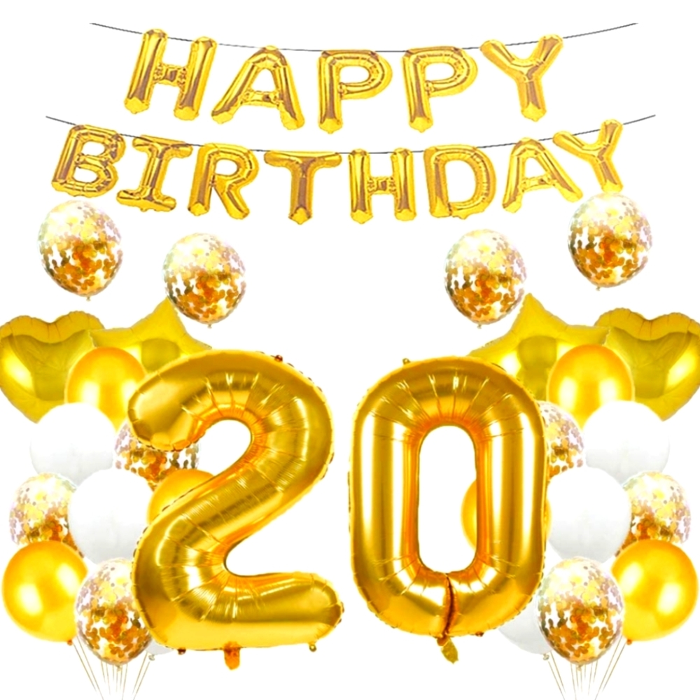 20th Birthday Balloons